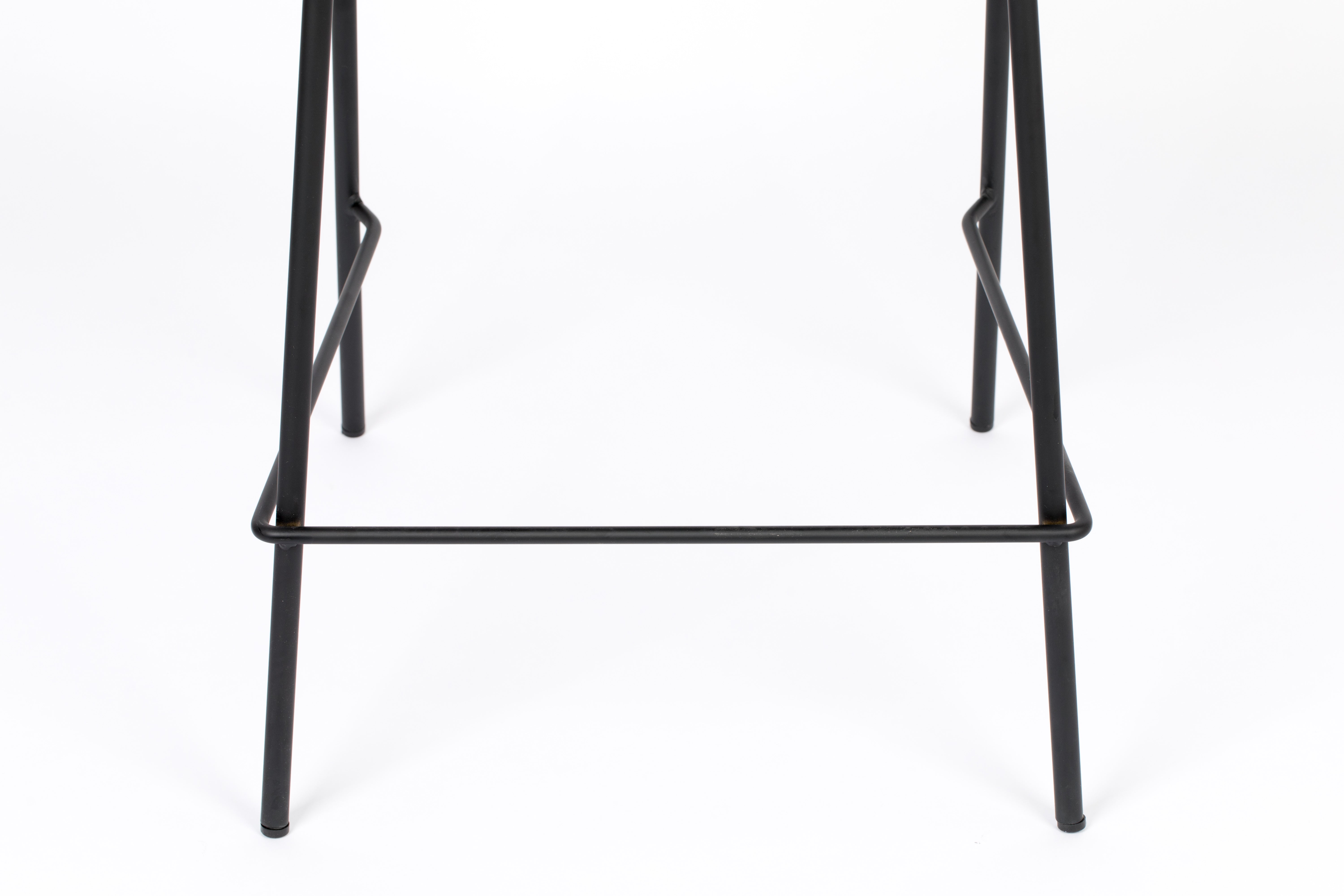 Counter Stool Jolien Black/Dark Grey